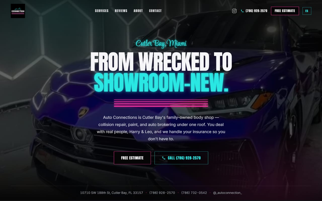 Auto Connections — Auto body · Cutler Bay